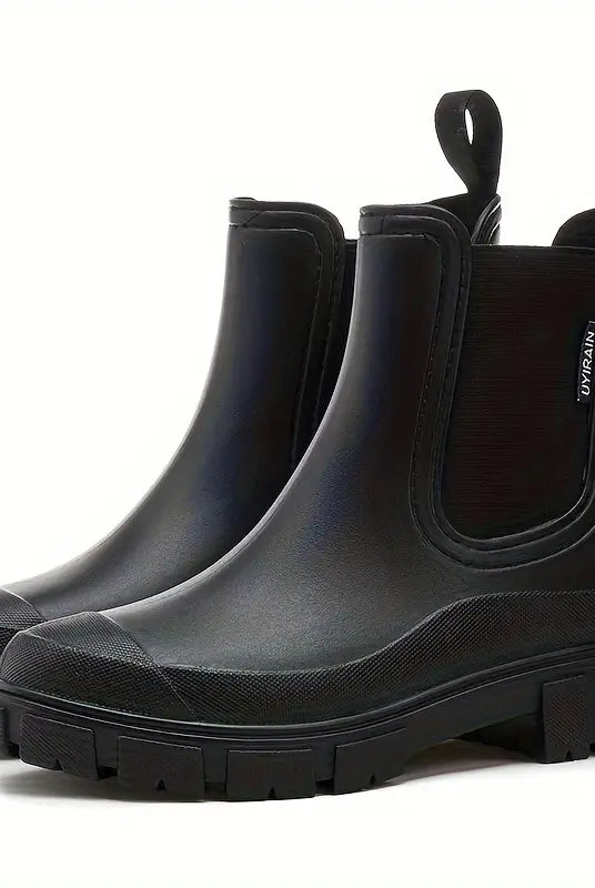 Buty Chelsea damskie wodoodporne | Niski obcas, bez sznurowadeł