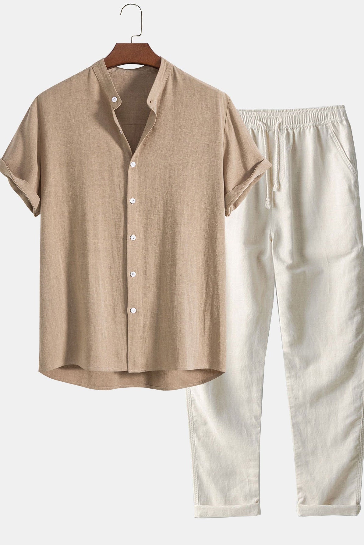 Zestawu Męskie Letni Styl | Luźny Krój | Navy, Beige, Czarny