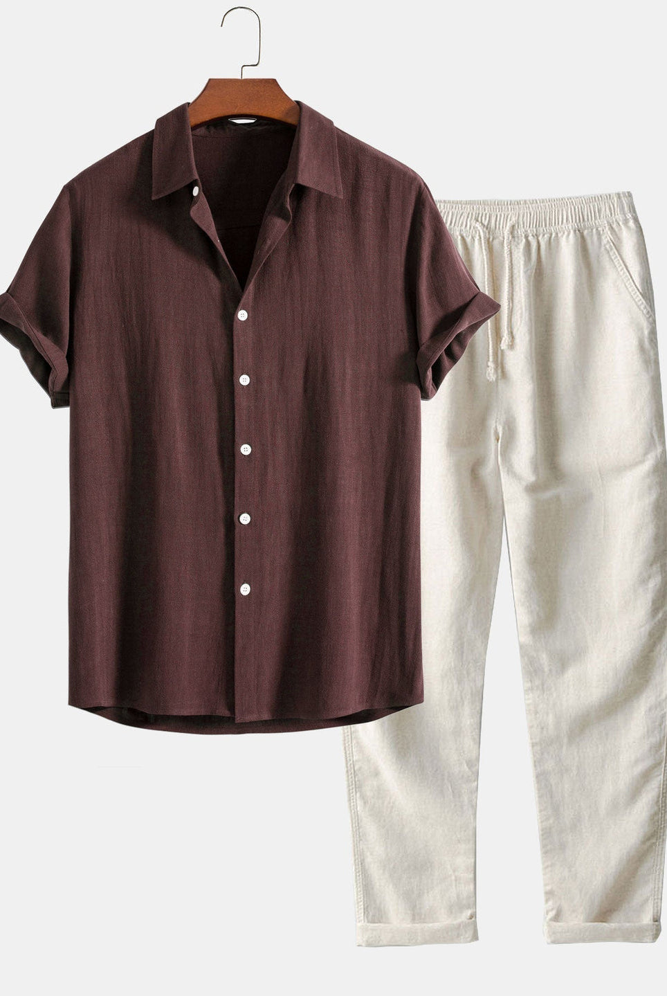Zestawu Męskie Letni Styl | Luźny Krój | Navy, Beige, Czarny