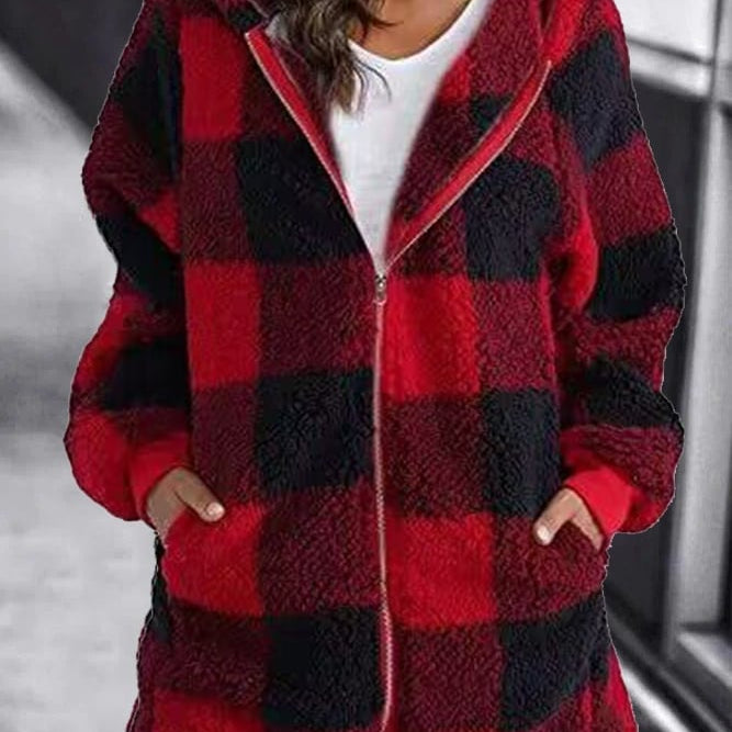 Bluza damska oversize z kapturem | Ciepła, wygodna