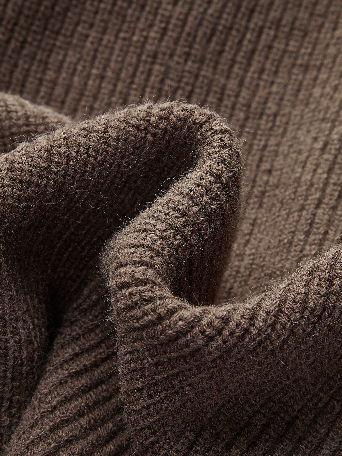 Damski Sweter Prążkowany Colorblock Nowoczesny