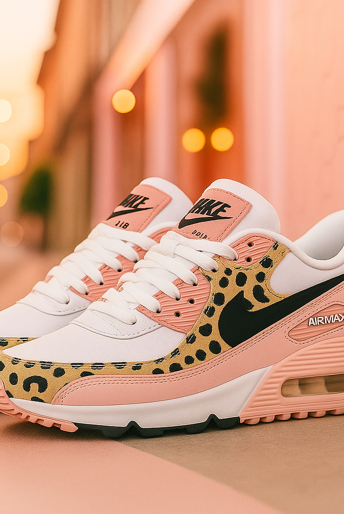 Buty damskie | Leopard Różowy | Oddychające, Wygodne