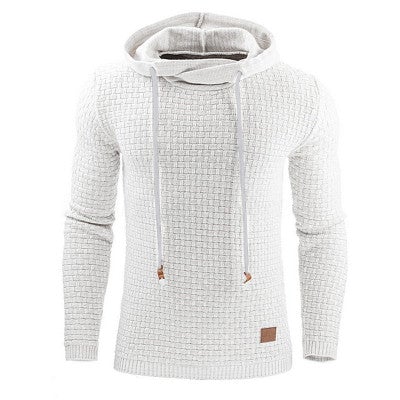 Stylowy męski sweatshirt z kapturem i kieszenią