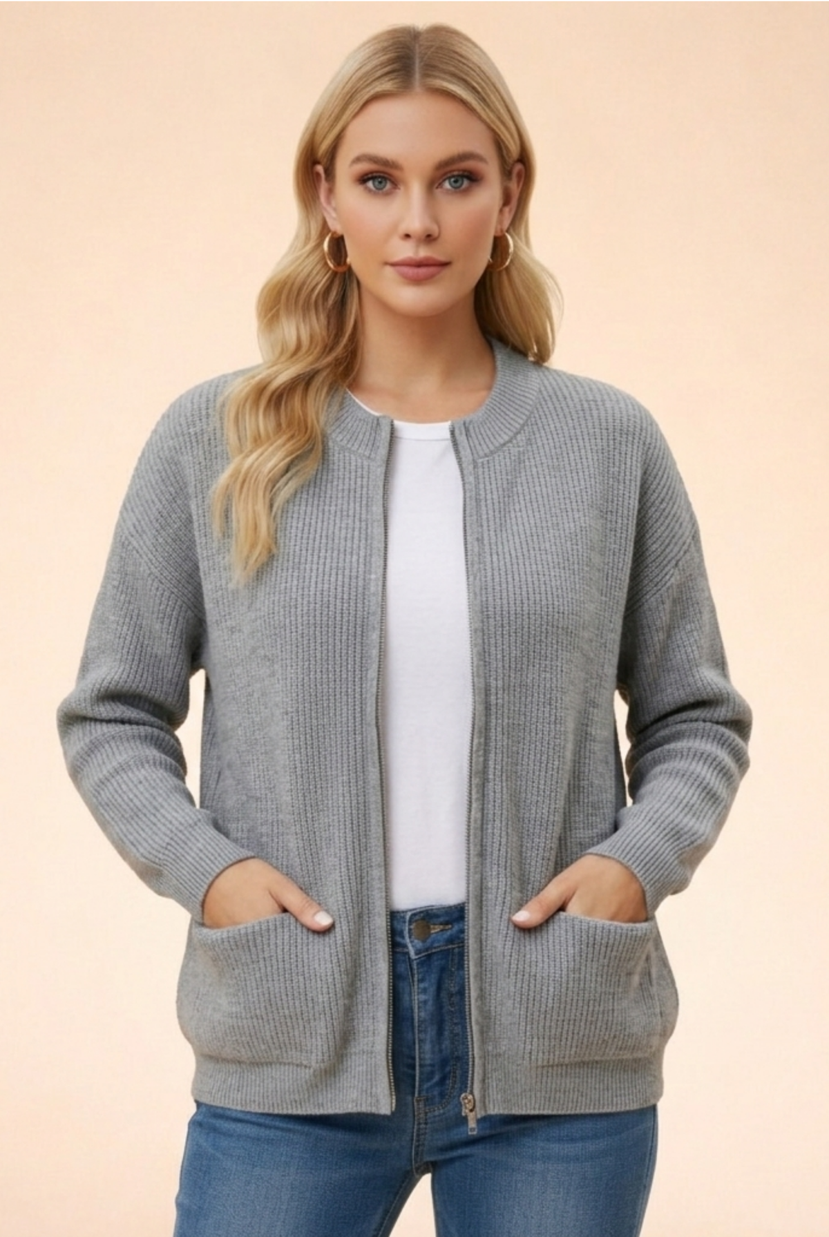 Kardigan tricot | Miękki i elegancki | Uniwersalny komfort