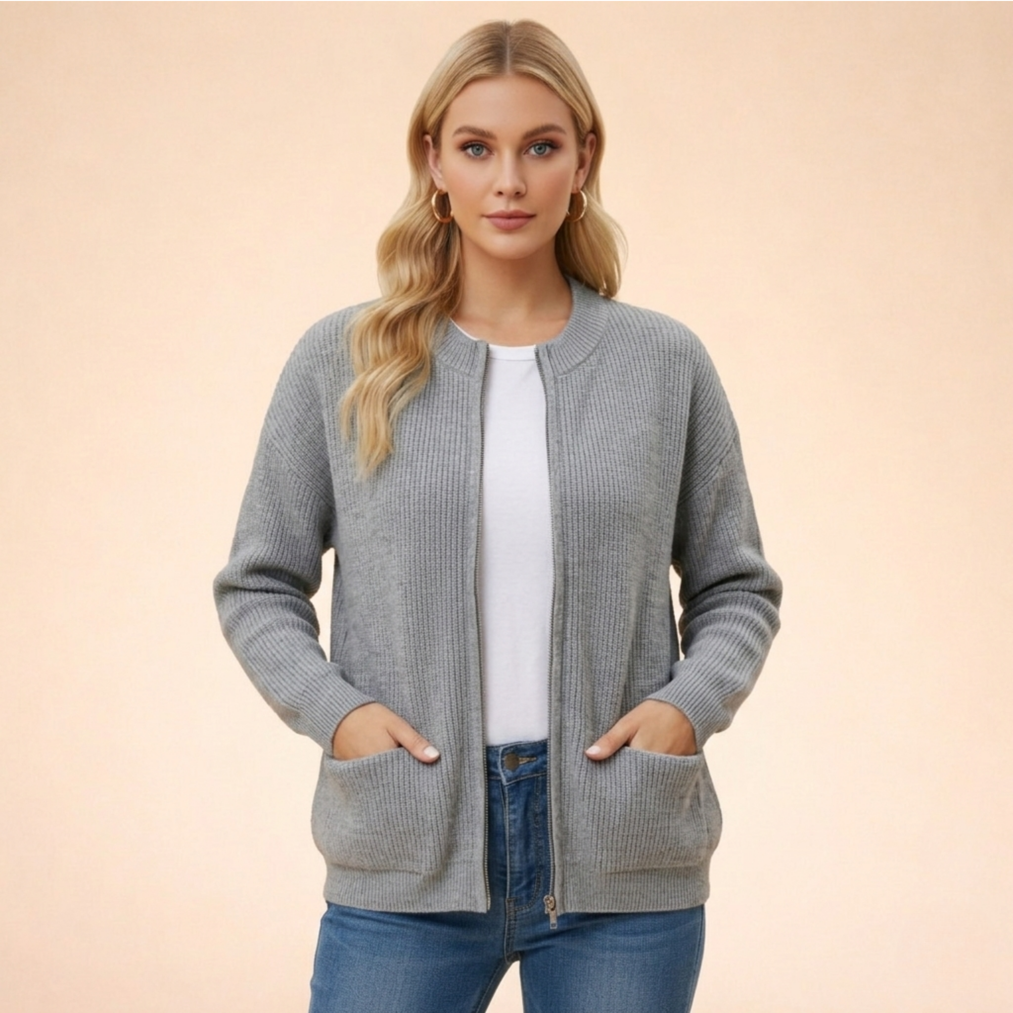 Kardigan tricot | Miękki i elegancki | Uniwersalny komfort
