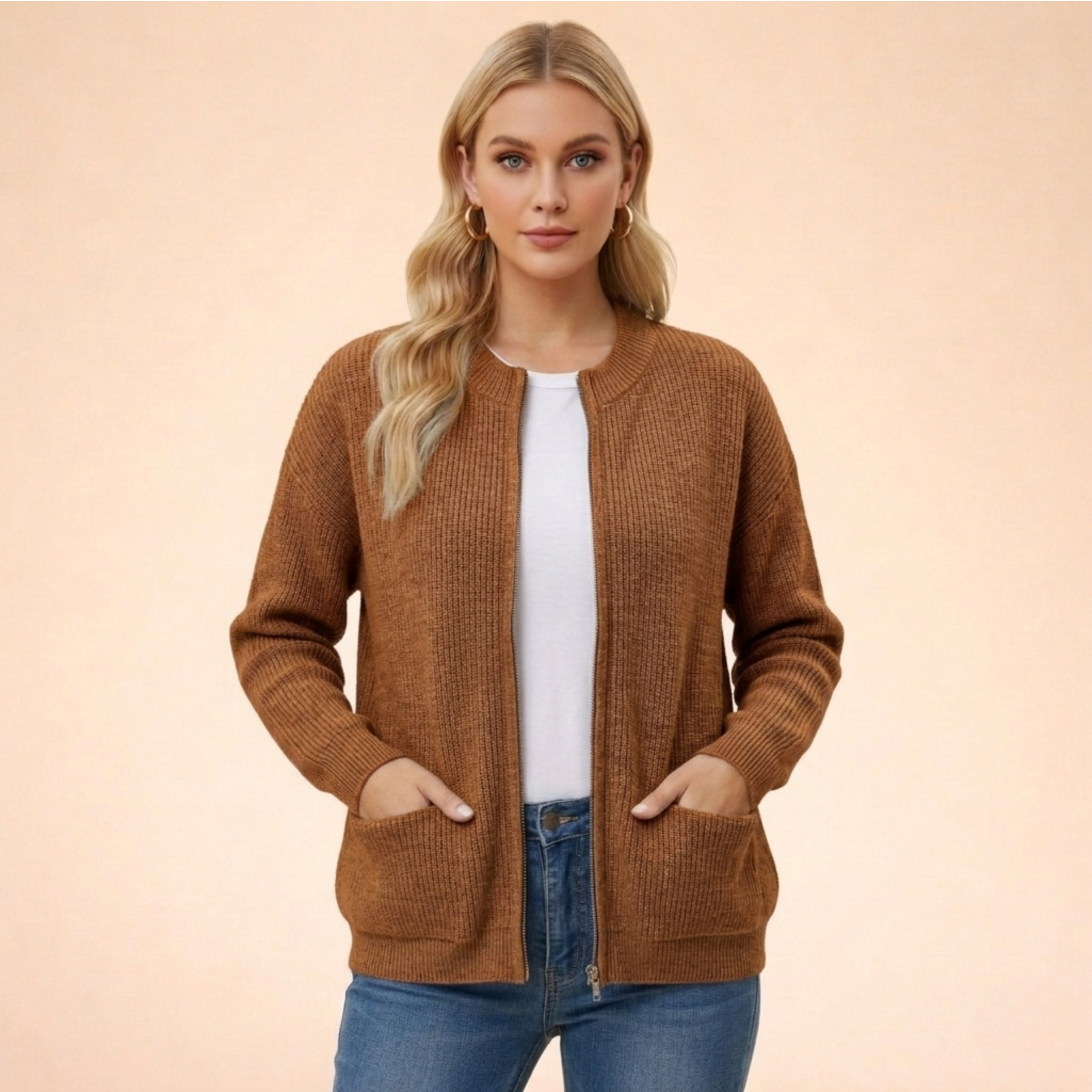 Kardigan tricot | Miękki i elegancki | Uniwersalny komfort