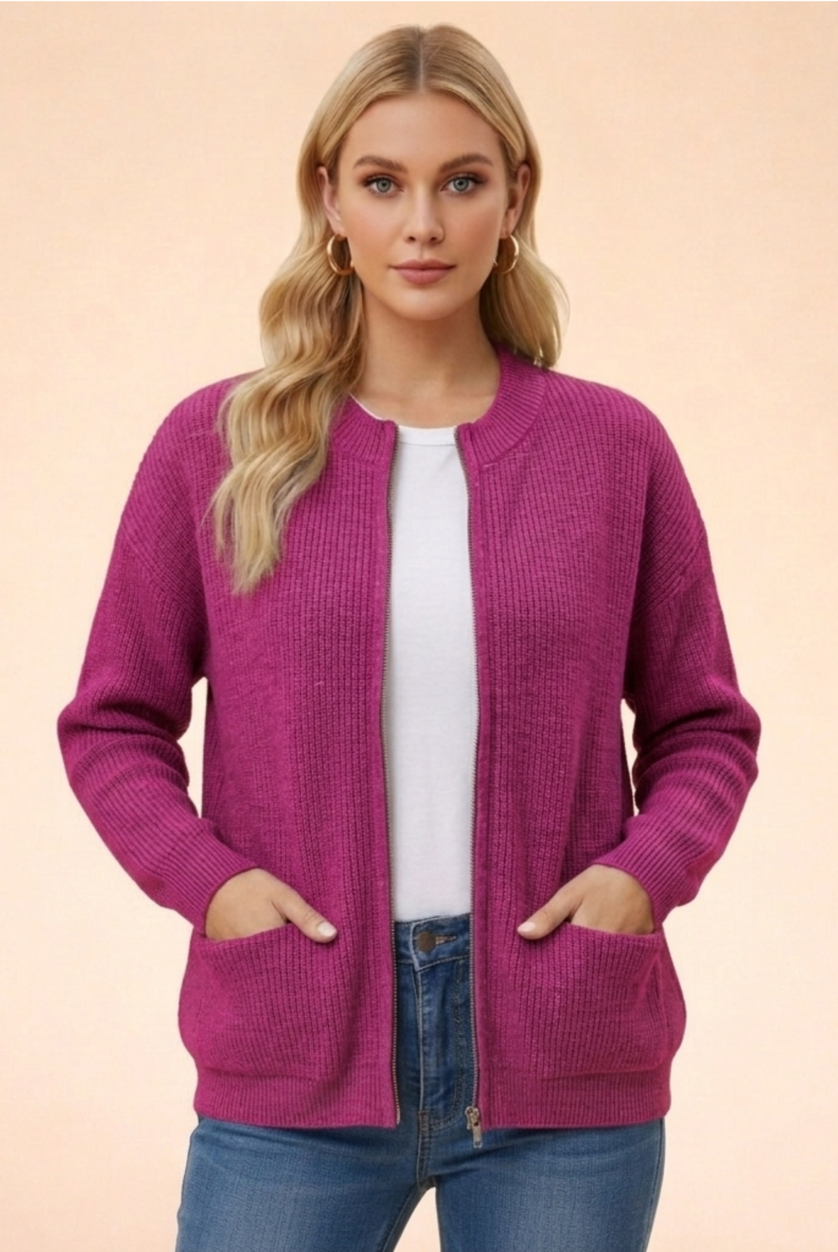 Kardigan tricot | Miękki i elegancki | Uniwersalny komfort