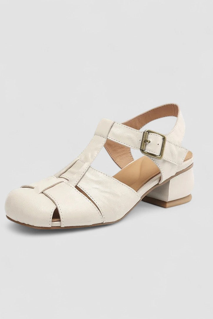 Buty Mary Jane | Gruba Pięta, Kwadratowy Nos | Ortopedyczne