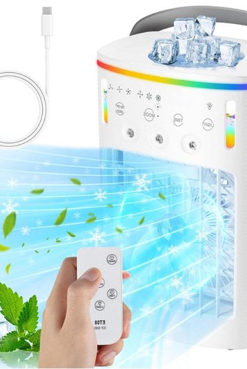 Przenośny klimatyzator, chłodnica powietrza 4 w 1 – USB-C