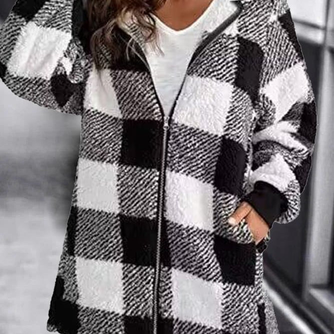 Bluza damska oversize z kapturem | Ciepła, wygodna