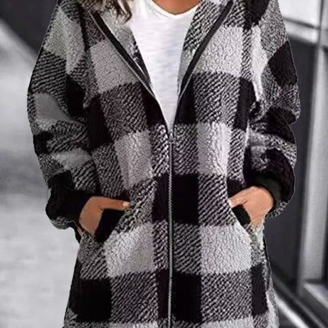 Bluza damska oversize z kapturem | Ciepła, wygodna