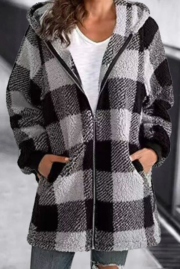 Bluza damska oversize z kapturem | Ciepła, wygodna
