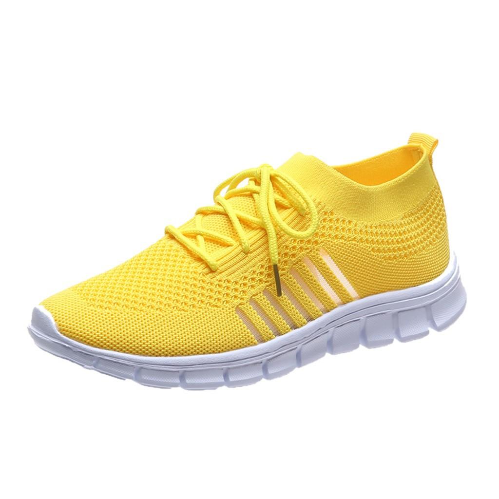 Damskie sneakersy ortopedyczne Flyknit oddychające z podparciem łuku stopy