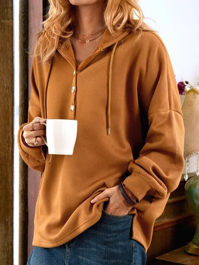 Sweter | Vintage, Długie Rękawy, Guziki
