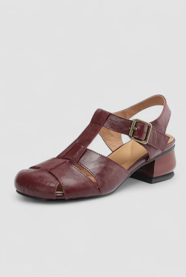Buty Mary Jane | Gruba Pięta, Kwadratowy Nos | Ortopedyczne