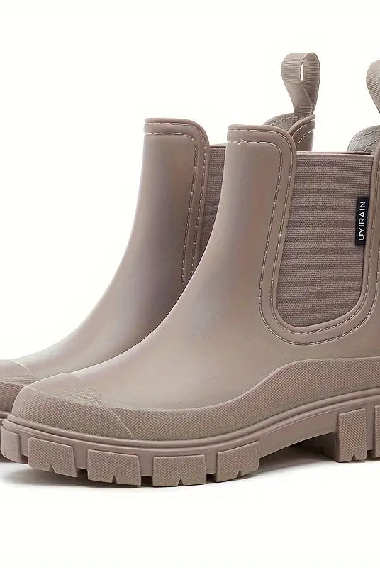 Buty Chelsea damskie wodoodporne | Niski obcas, bez sznurowadeł