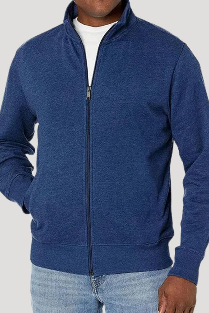 Kurtka Męska Przejściowa | Zamek Suwak, Slim Fit | Lekka Casual