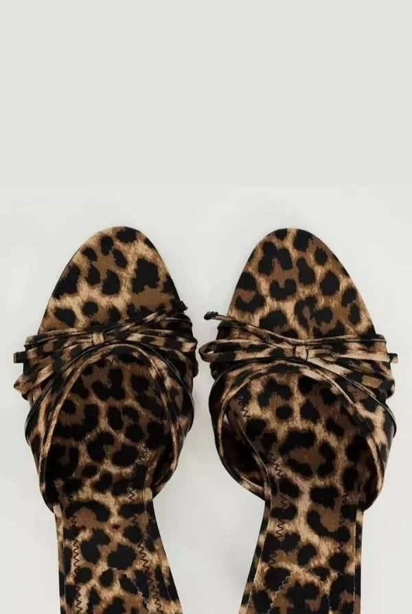Damskie Pantofle na Obcasie | Slip-on, Mesh, Czarne