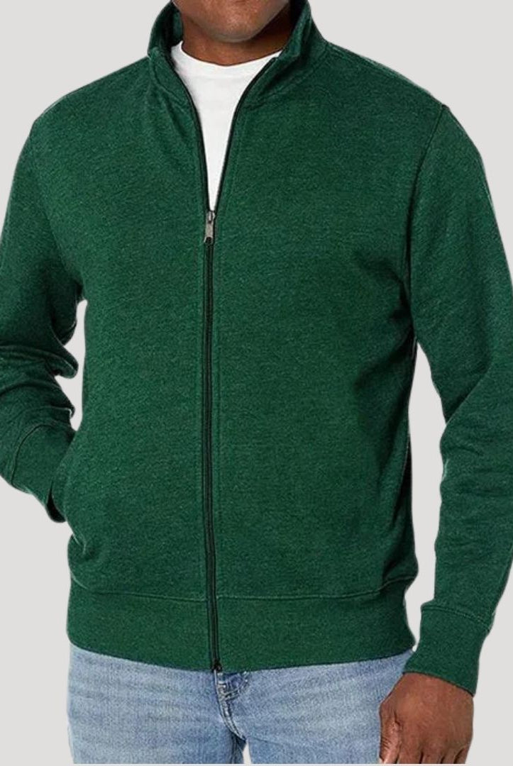 Kurtka Męska Przejściowa | Zamek Suwak, Slim Fit | Lekka Casual