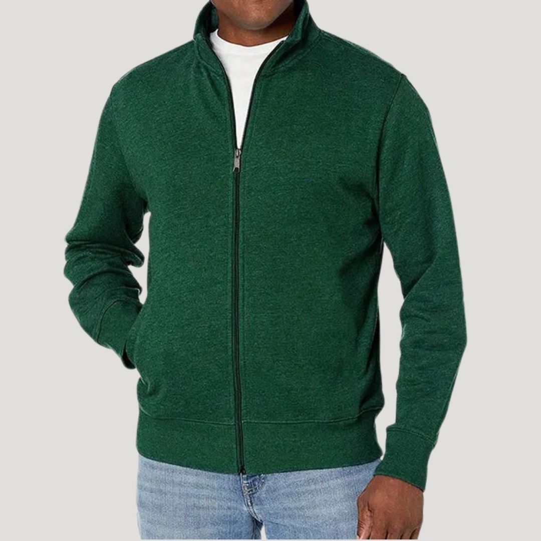 Kurtka Męska Przejściowa | Zamek Suwak, Slim Fit | Lekka Casual