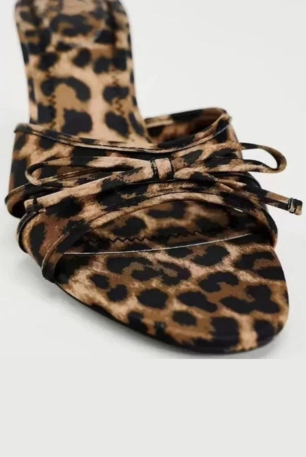 Damskie Pantofle na Obcasie | Slip-on, Mesh, Czarne