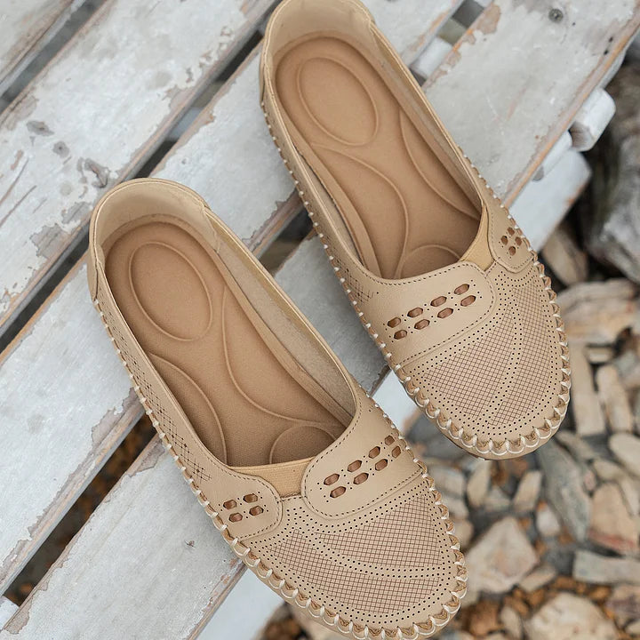 Damskie Mokasyny | Perforowane Slip-On, Oddychające