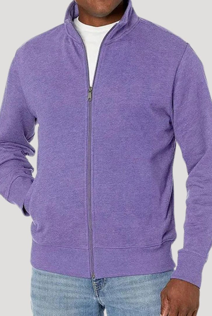 Kurtka Męska Przejściowa | Zamek Suwak, Slim Fit | Lekka Casual
