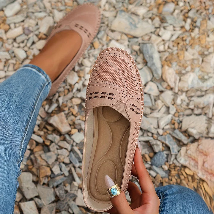 Damskie Mokasyny | Perforowane Slip-On, Oddychające