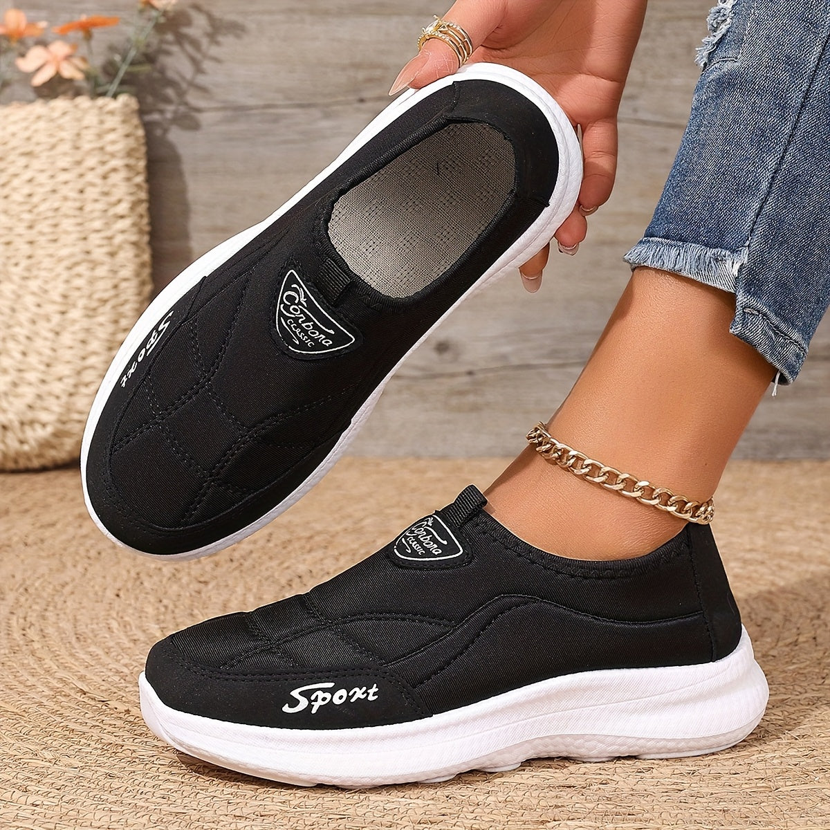 Sneakersy ortopedyczne ze wsparciem łuku stopy amortyzujące oddychające