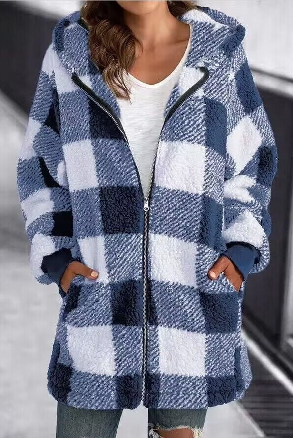 Bluza damska oversize z kapturem | Ciepła, wygodna