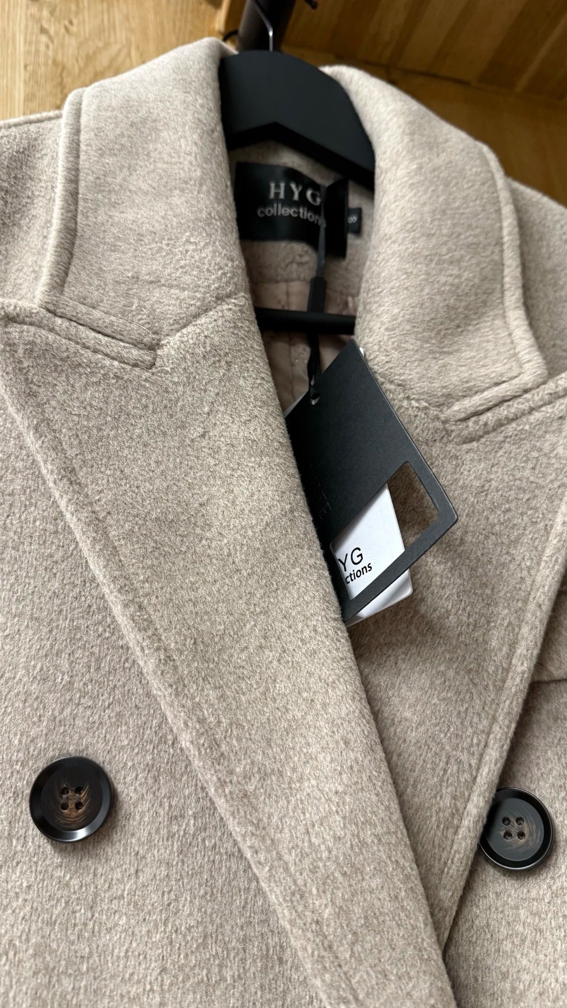 Płaszcz Damski | Dwurzędowy | Elegancki Krój Slim Fit