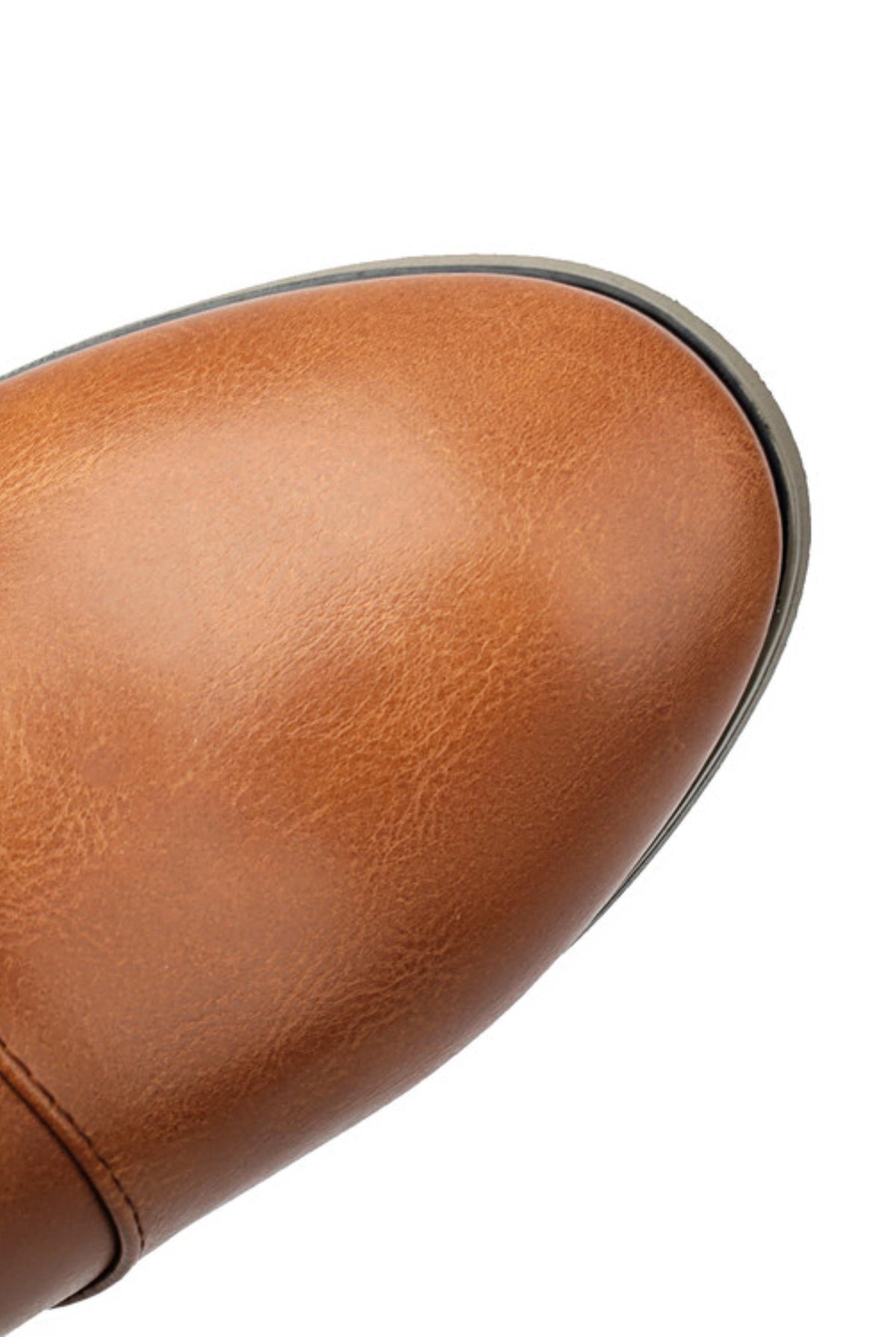 Buty Kowbojskie | Kostka, Blok Obcas, Brązowe