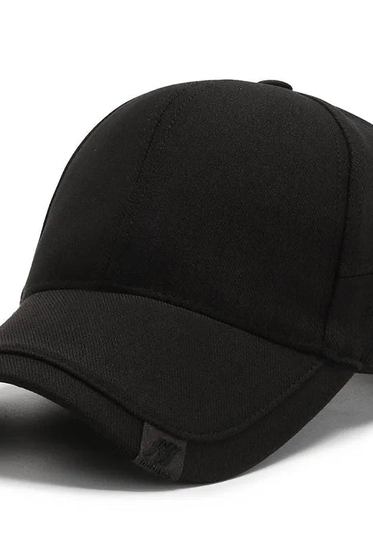 Czapka baseballowa męska | Twill z detalem