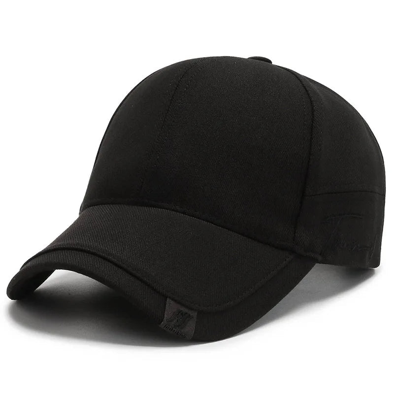 Czapka baseballowa męska | Twill z detalem