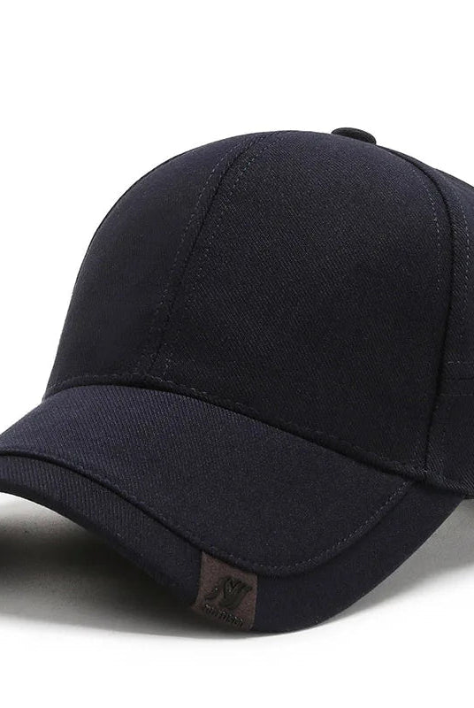 Czapka baseballowa męska | Twill z detalem
