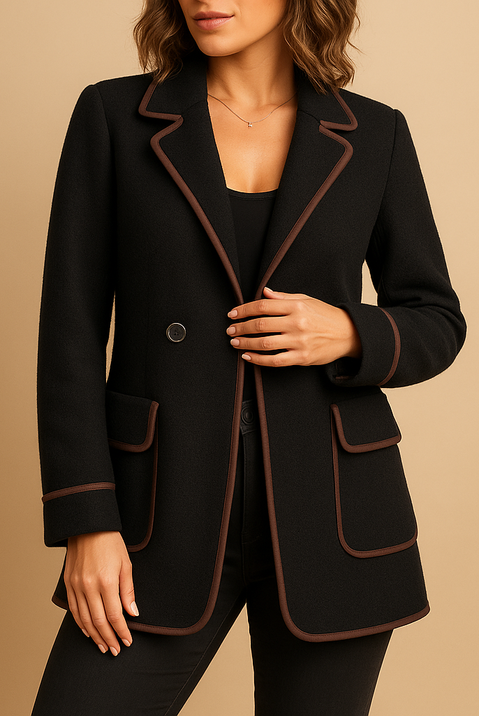 Blazer damski | Ciepła podszewka i ponadczasowy elegancki styl