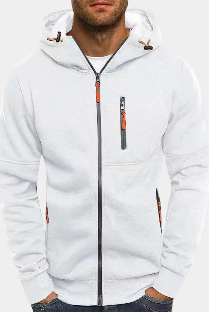 Męska bluza z kapturem | Casual, rozpinana | Komfortowa