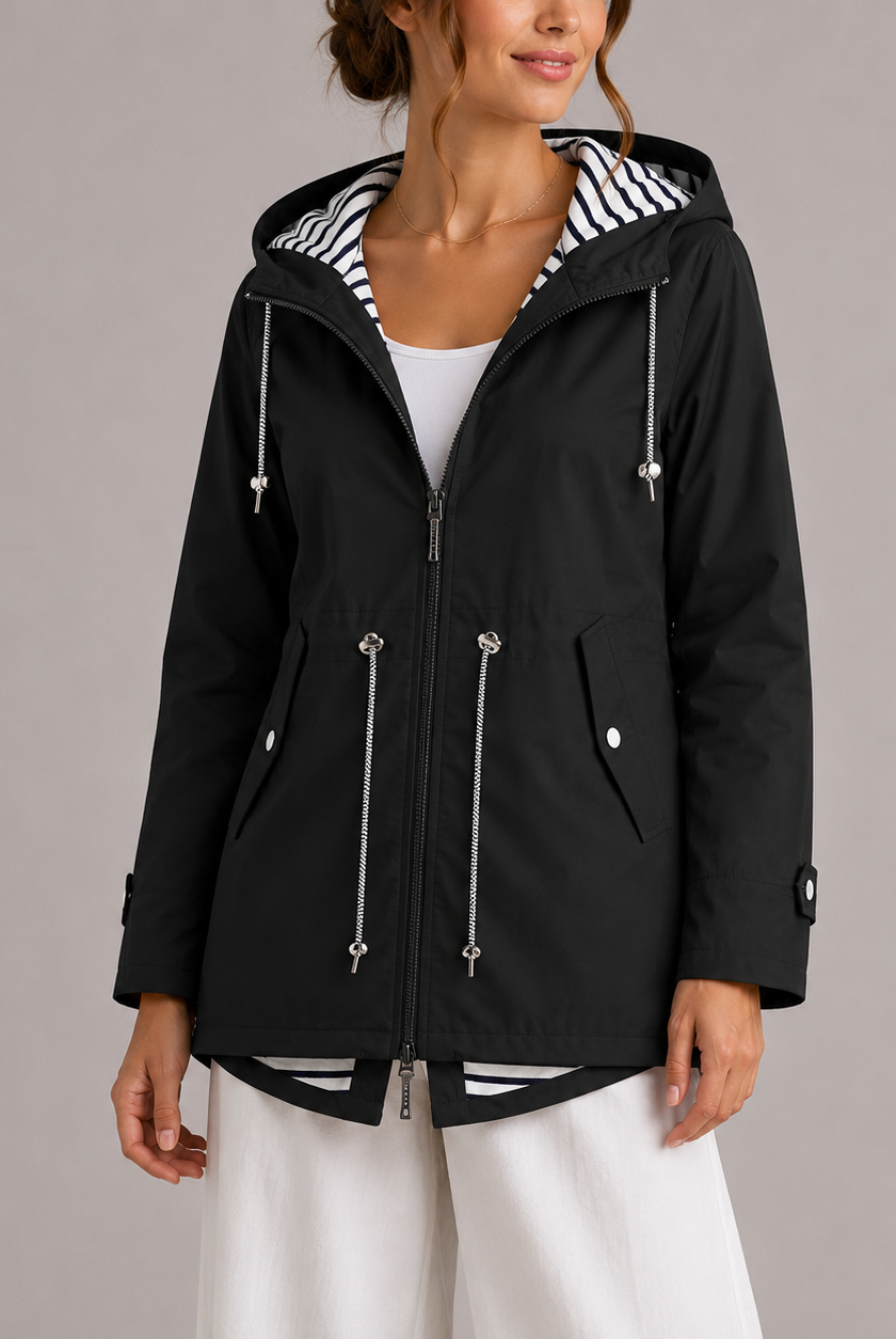 Kurtka Damska Nieprzemakalalna | Elegancka Ochrona Przed Deszczem