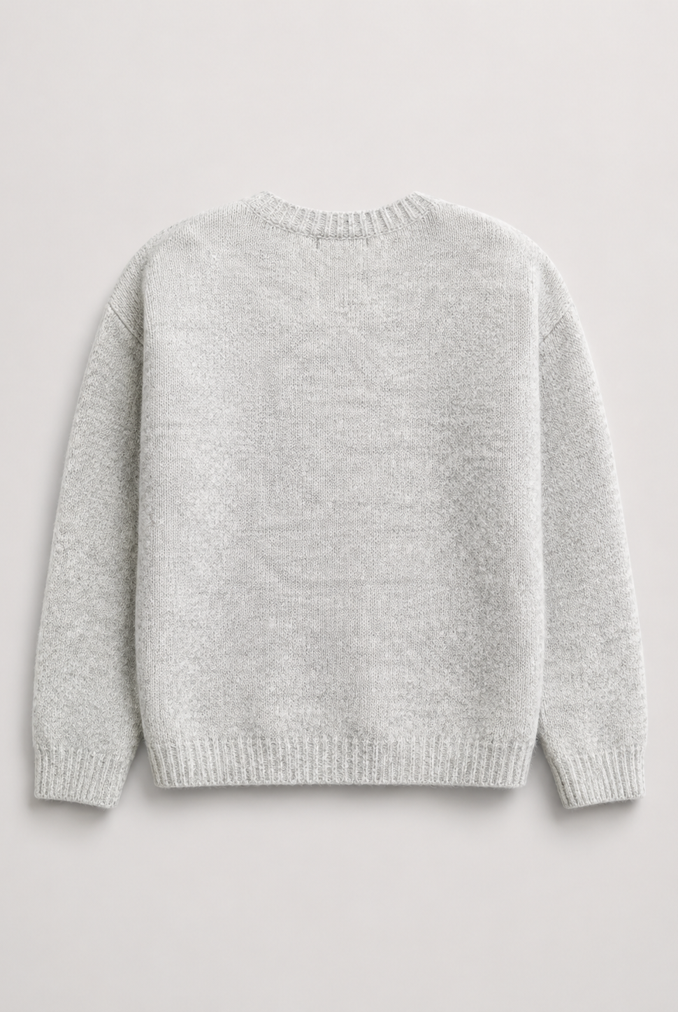 Damski kardigan | Miękki sweter, zapinany | Okrągły dekolt