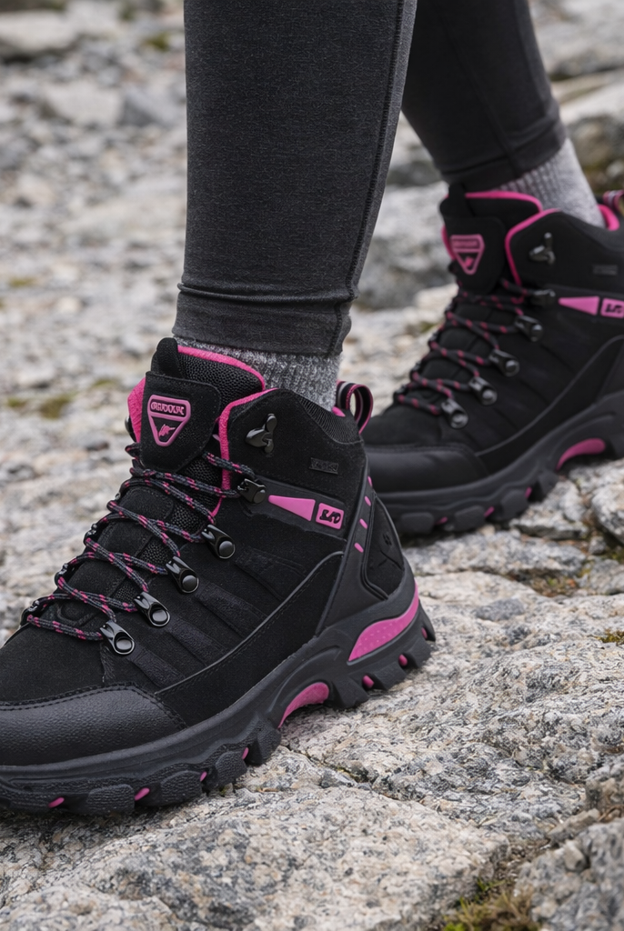 Buty Trekkingowe Wodoodporne Damskie - Wędrówki Górskie