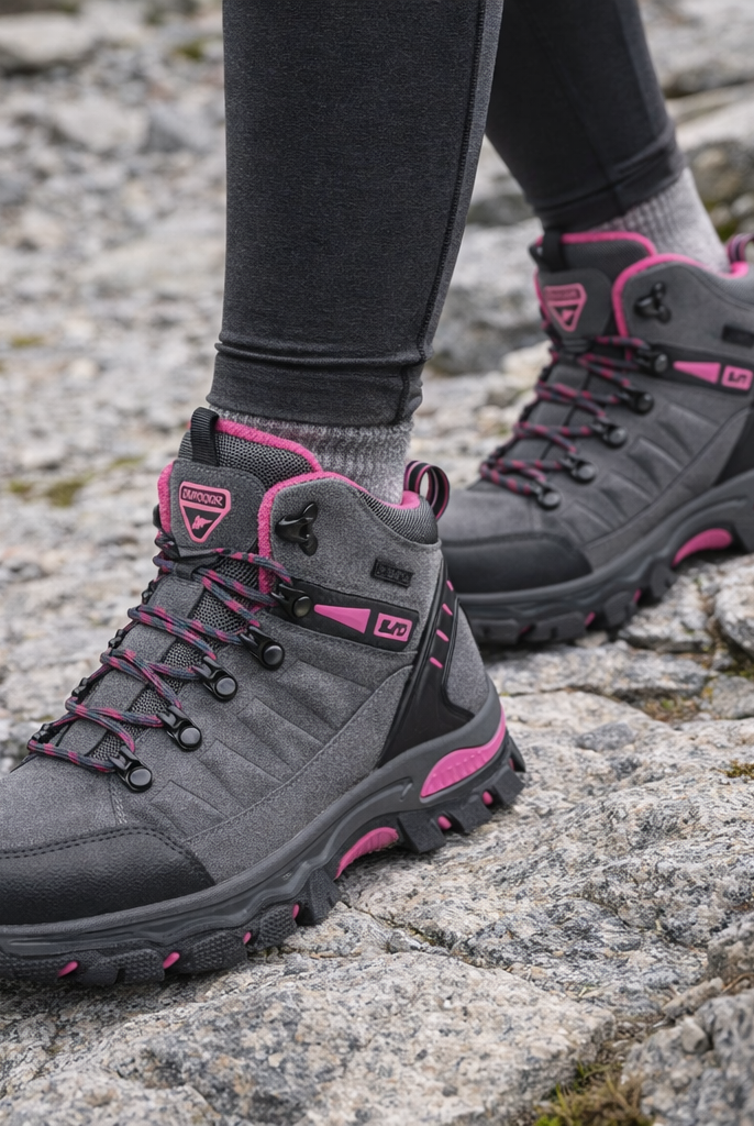 Buty Trekkingowe Wodoodporne Damskie - Wędrówki Górskie