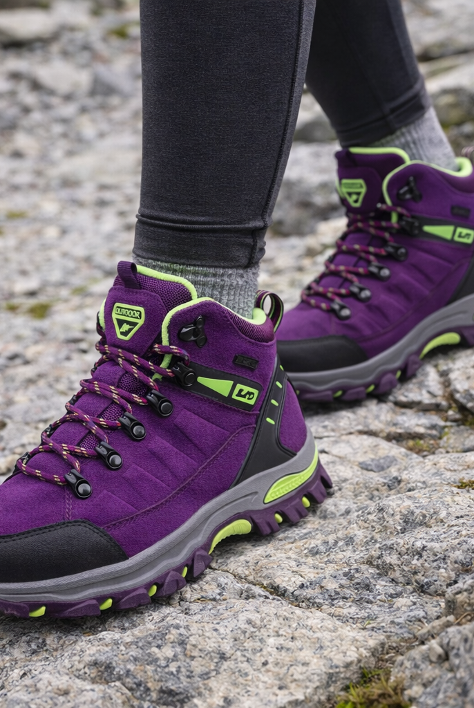 Buty Trekkingowe Wodoodporne Damskie - Wędrówki Górskie