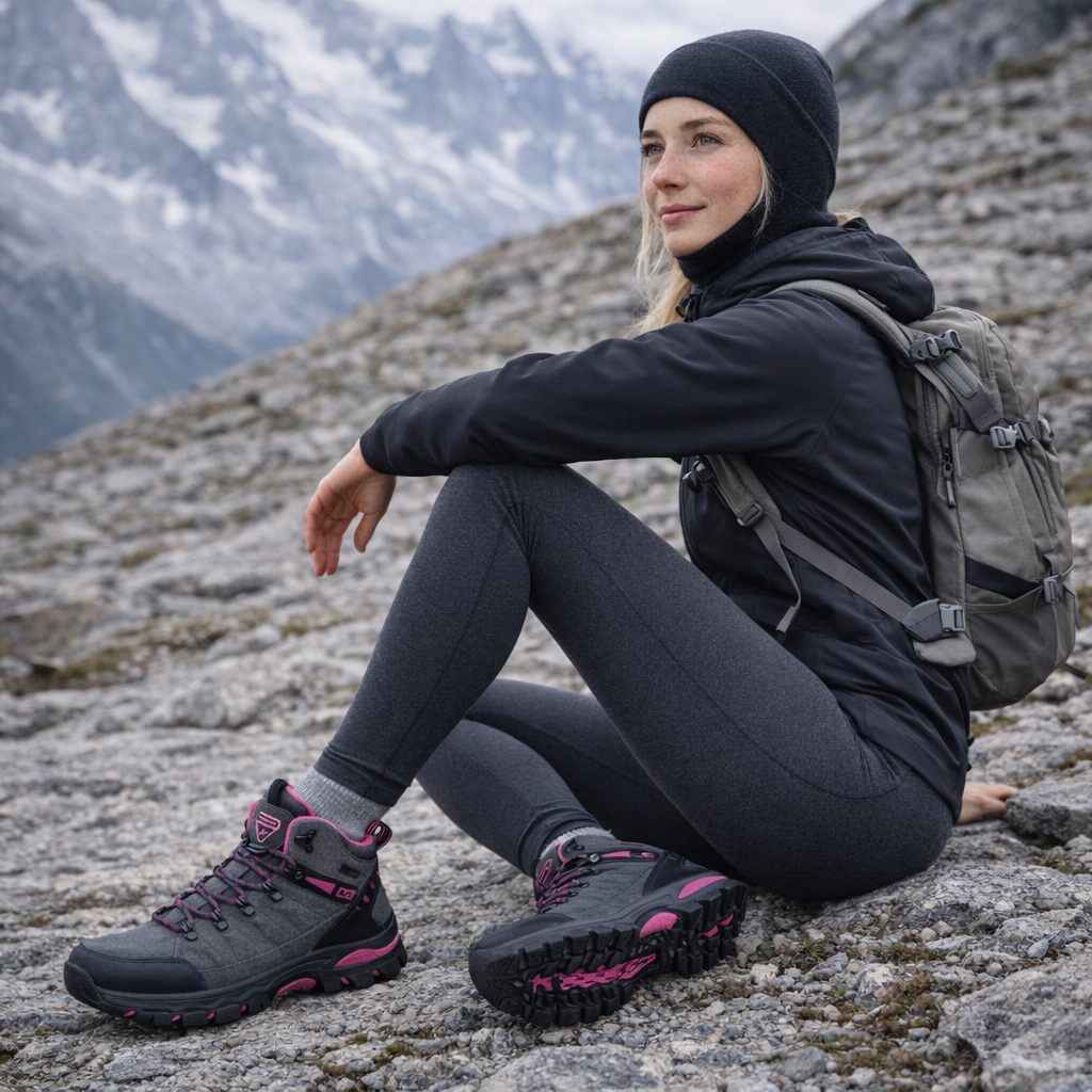 Buty Trekkingowe Wodoodporne Damskie - Wędrówki Górskie