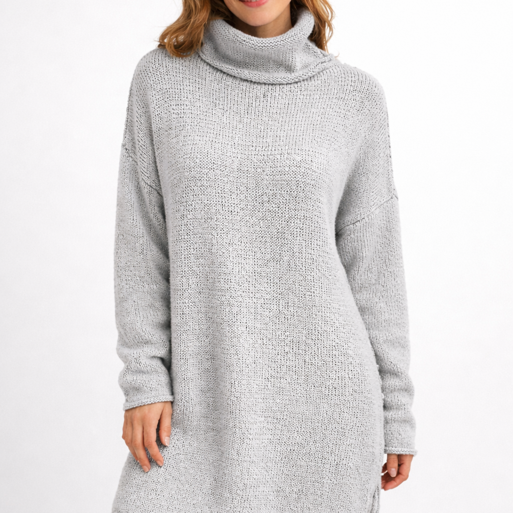 Damski sweter | Luźny krój | Mieszanka włókien