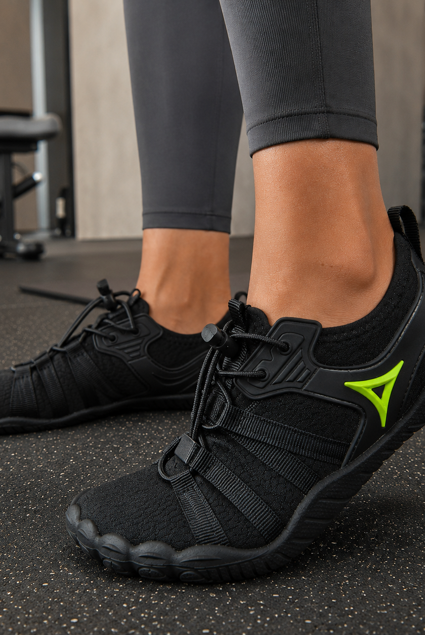 Buty do fitness bez palców | Treningowe, cichy skok, antypoślizg