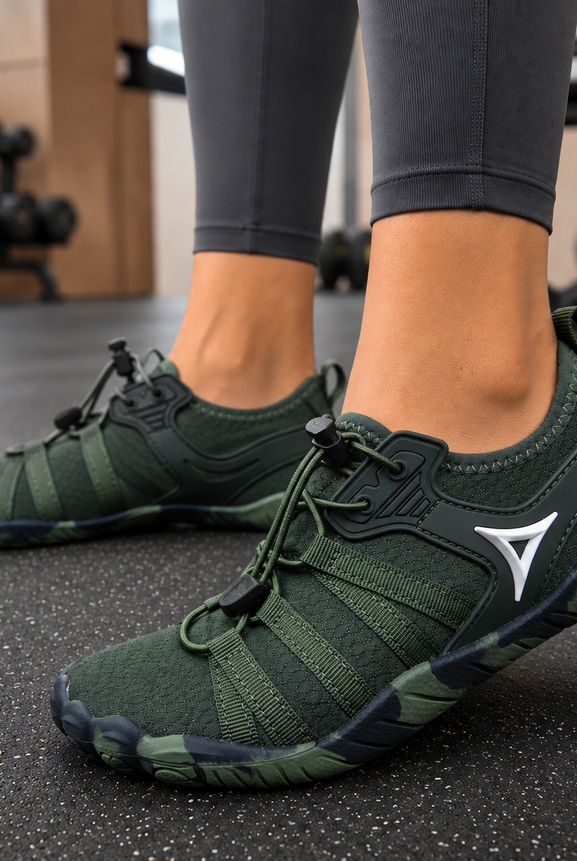 Buty do fitness bez palców | Treningowe, cichy skok, antypoślizg