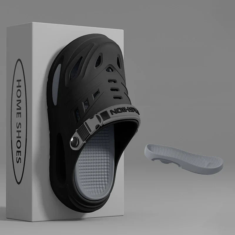 Klapki męskie | Wygodne slip-on z regulowaną opską