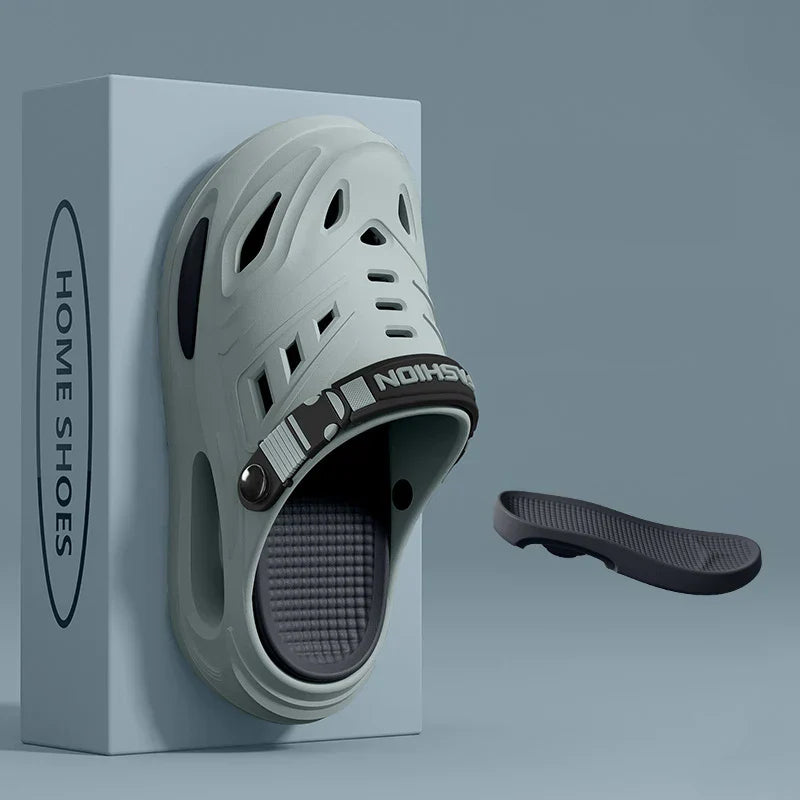 Klapki męskie | Wygodne slip-on z regulowaną opską