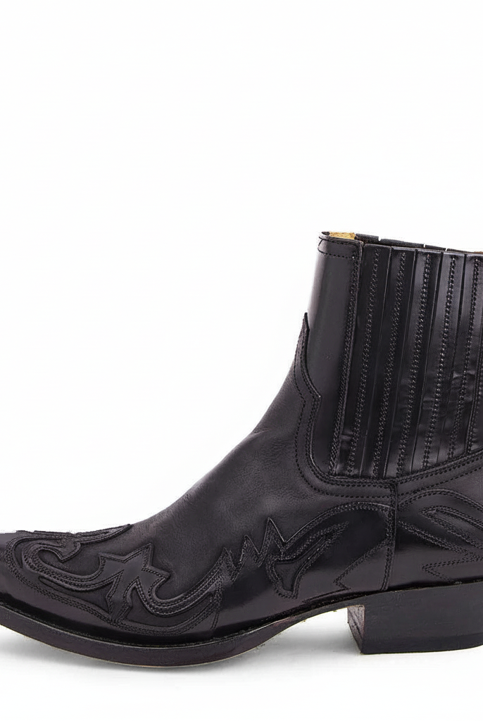 Buty Kowbojskie Skórzane | Unisex | Haft Western