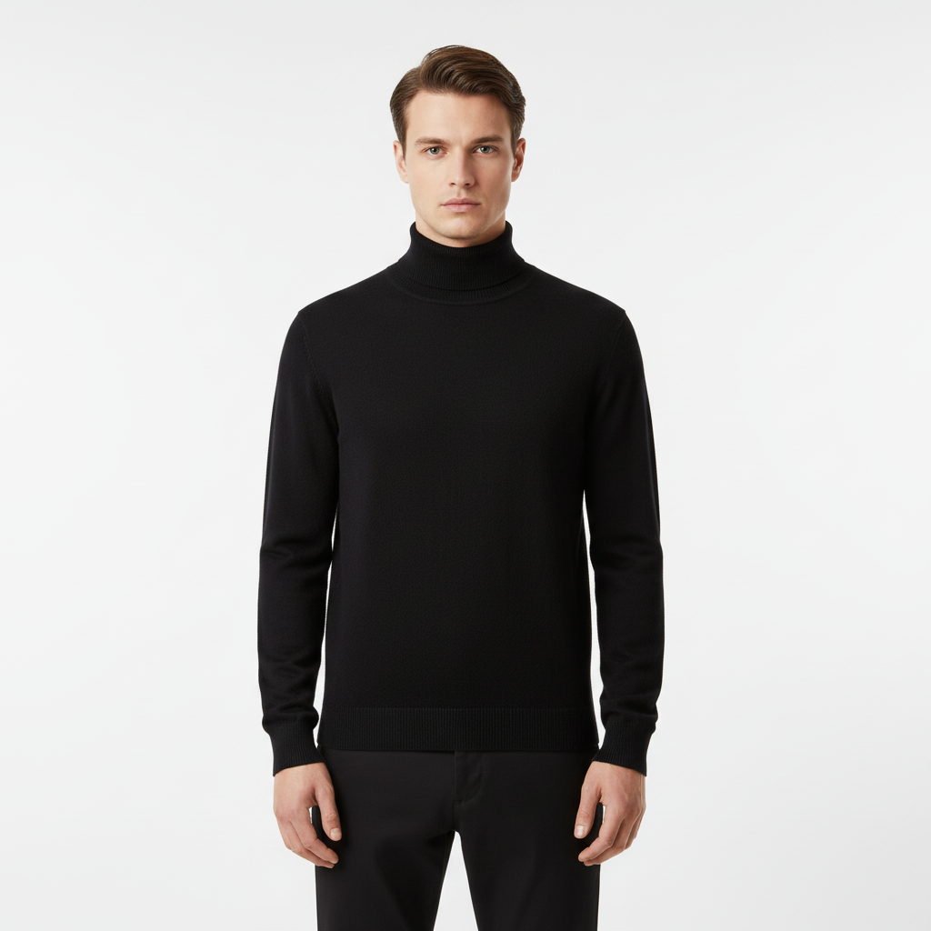 Sweter Męski Golfowy | Kaszmir, Elegancki